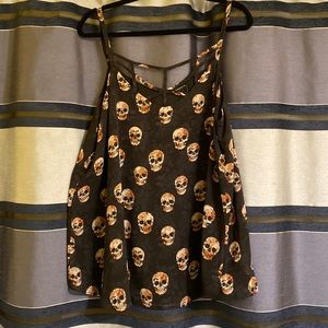NWT Torrid cami skull top